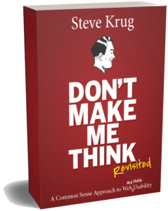 buku desain grafis: Don’t Make Me Think oleh Steve Krug