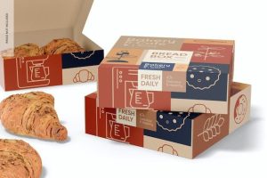 Ide/ Contoh Desain Kemasan Kardus Roti