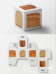 Ide/ Contoh Desain Kemasan Kardus Roti