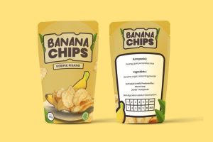 ide desain kemasan keripik pisang