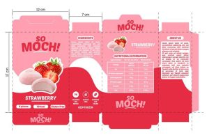 ide desain kemasan mochi