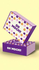 ide desain kemasan mochi