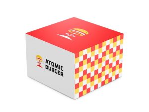 desain kemasan burger