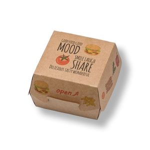 desain kemasan burger