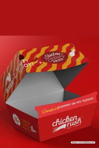 desain kemasan burger