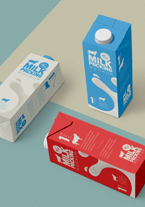 ide desain kemasan susu