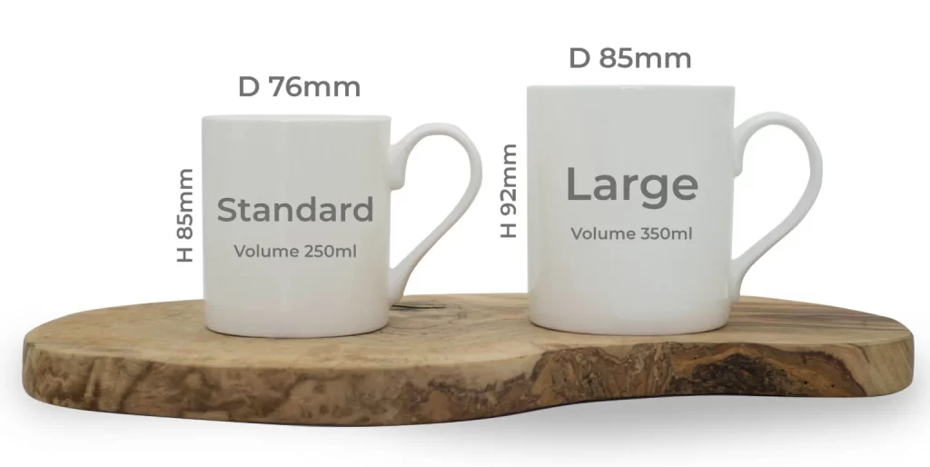 ukuran desain mug