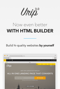 urip bootstrap landing page