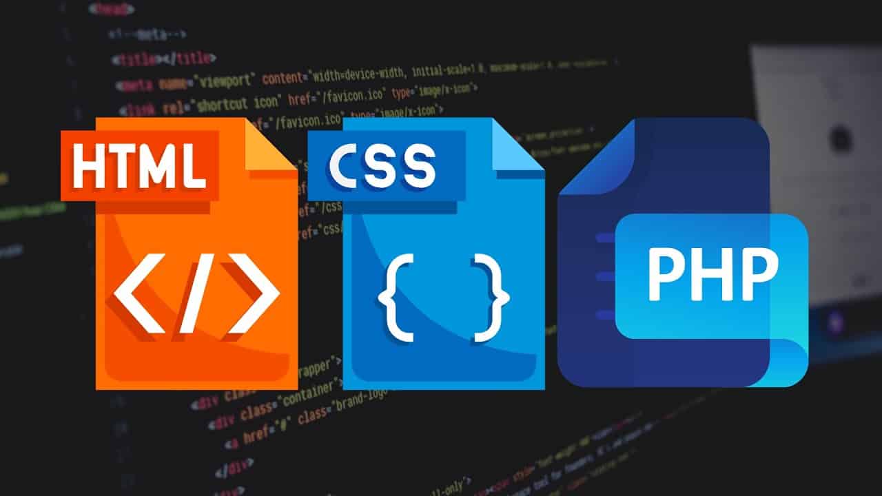 membuat website dengan html css php